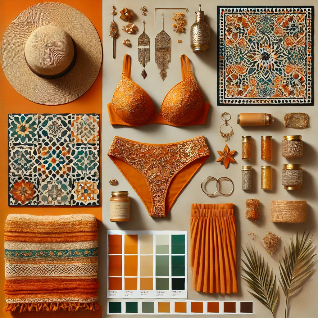 Cores Vibrantes e Elegantes que Remetem ao Marrocos