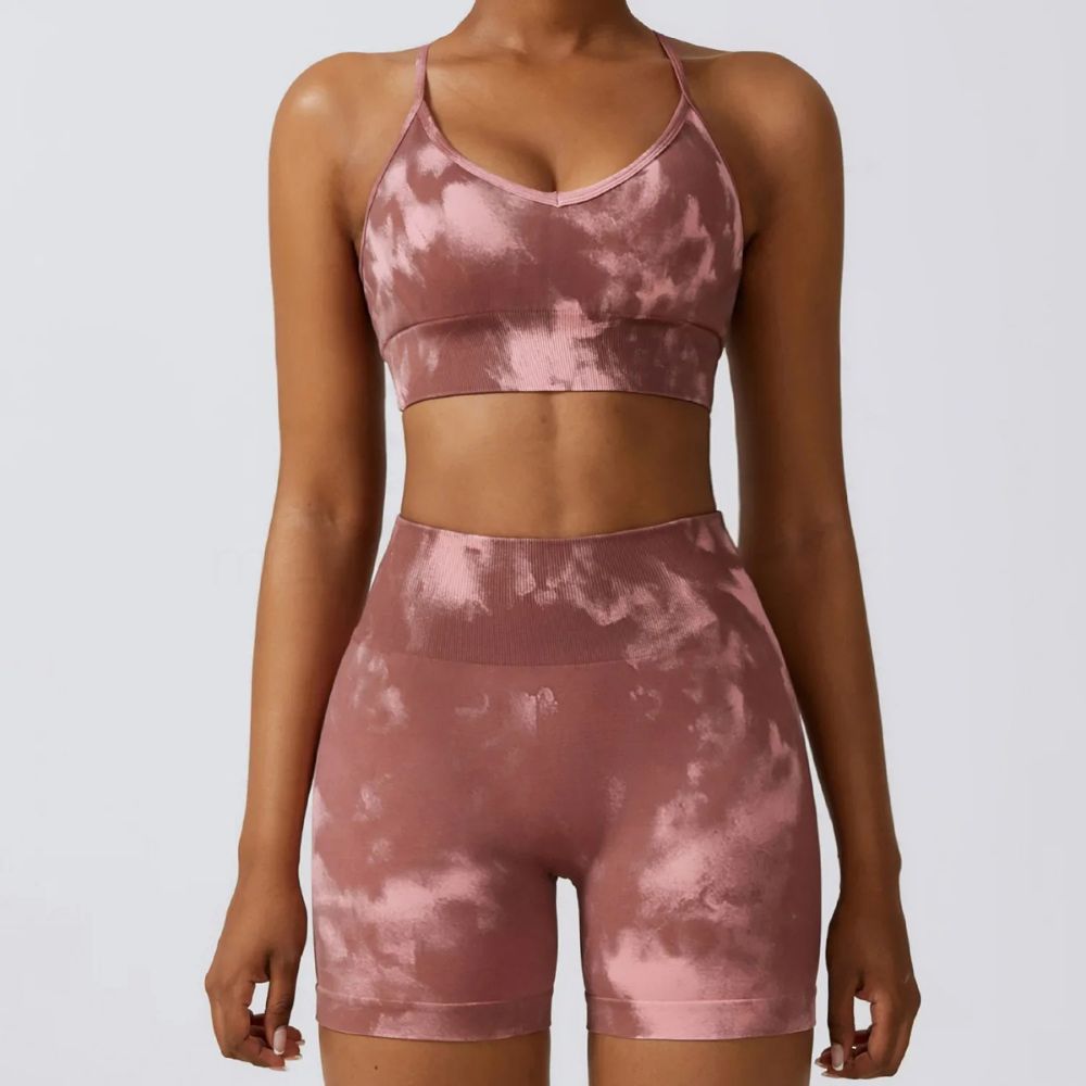 Conjunto Academia Sem Costura - Zebra