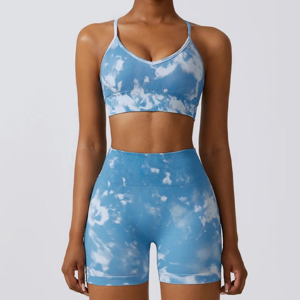 Conjunto Academia Sem Costura - Zebra