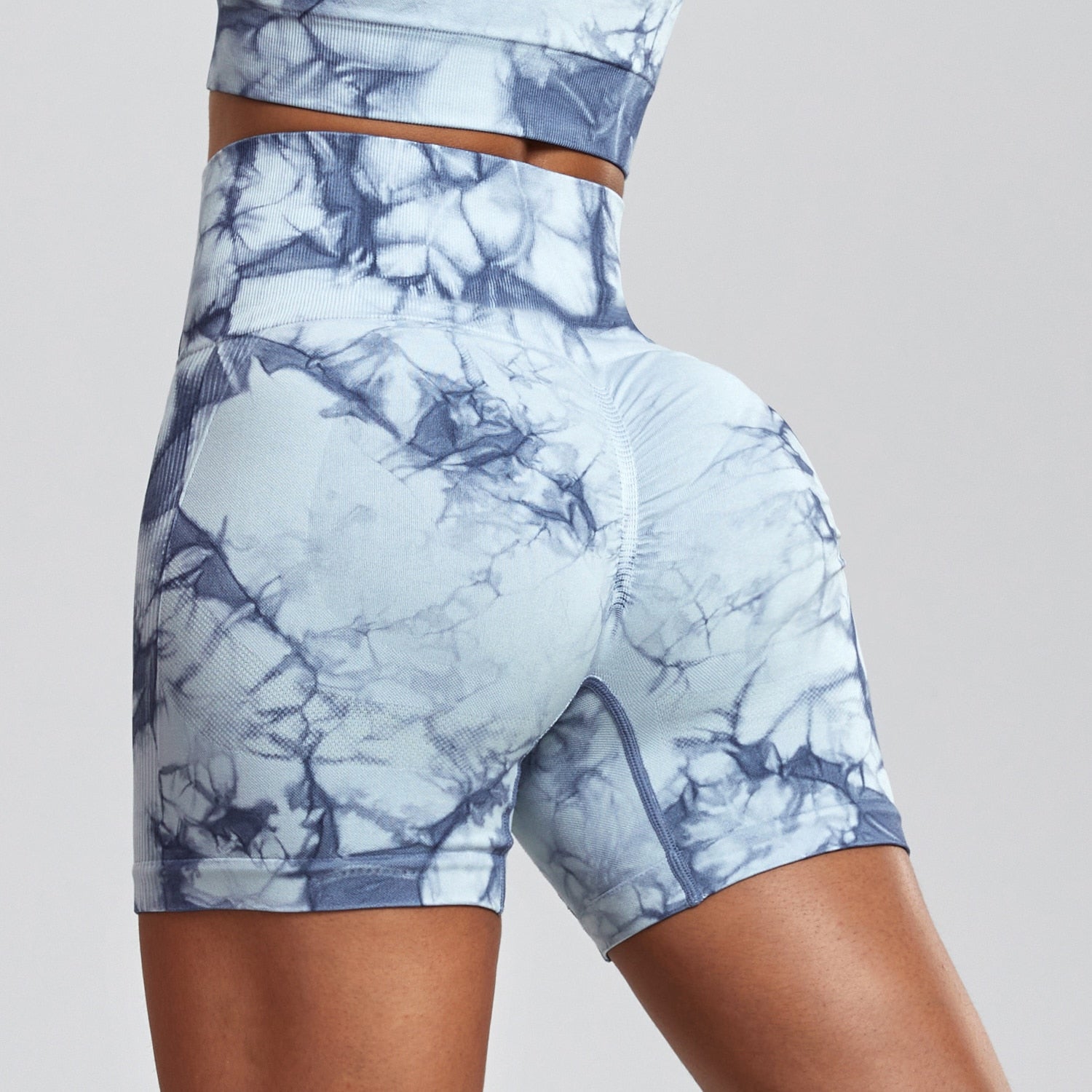 Short Legging Sem Costura - Tie Dye