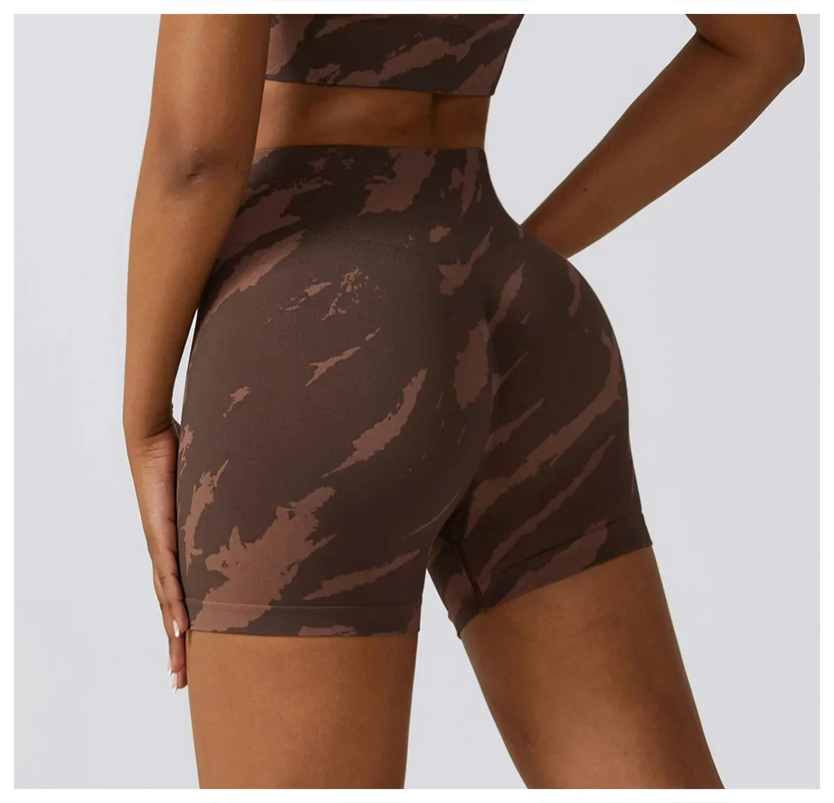 Short Legging Sem Costura - Zebra
