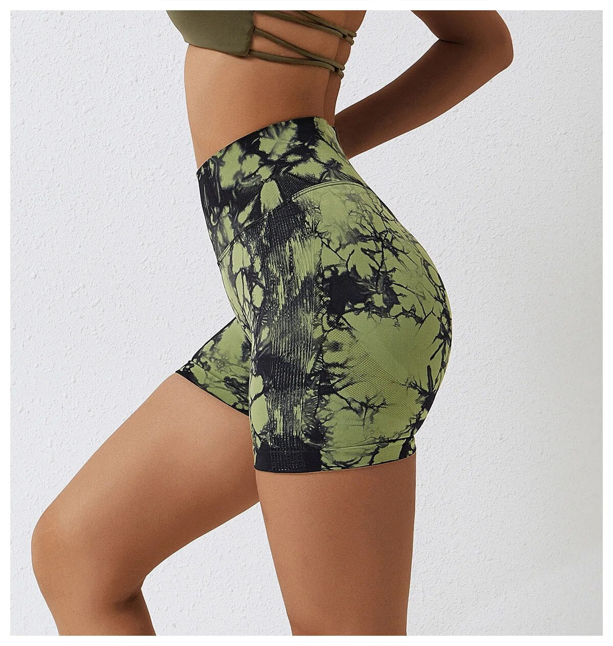 Short Legging Sem Costura - Tie Dye