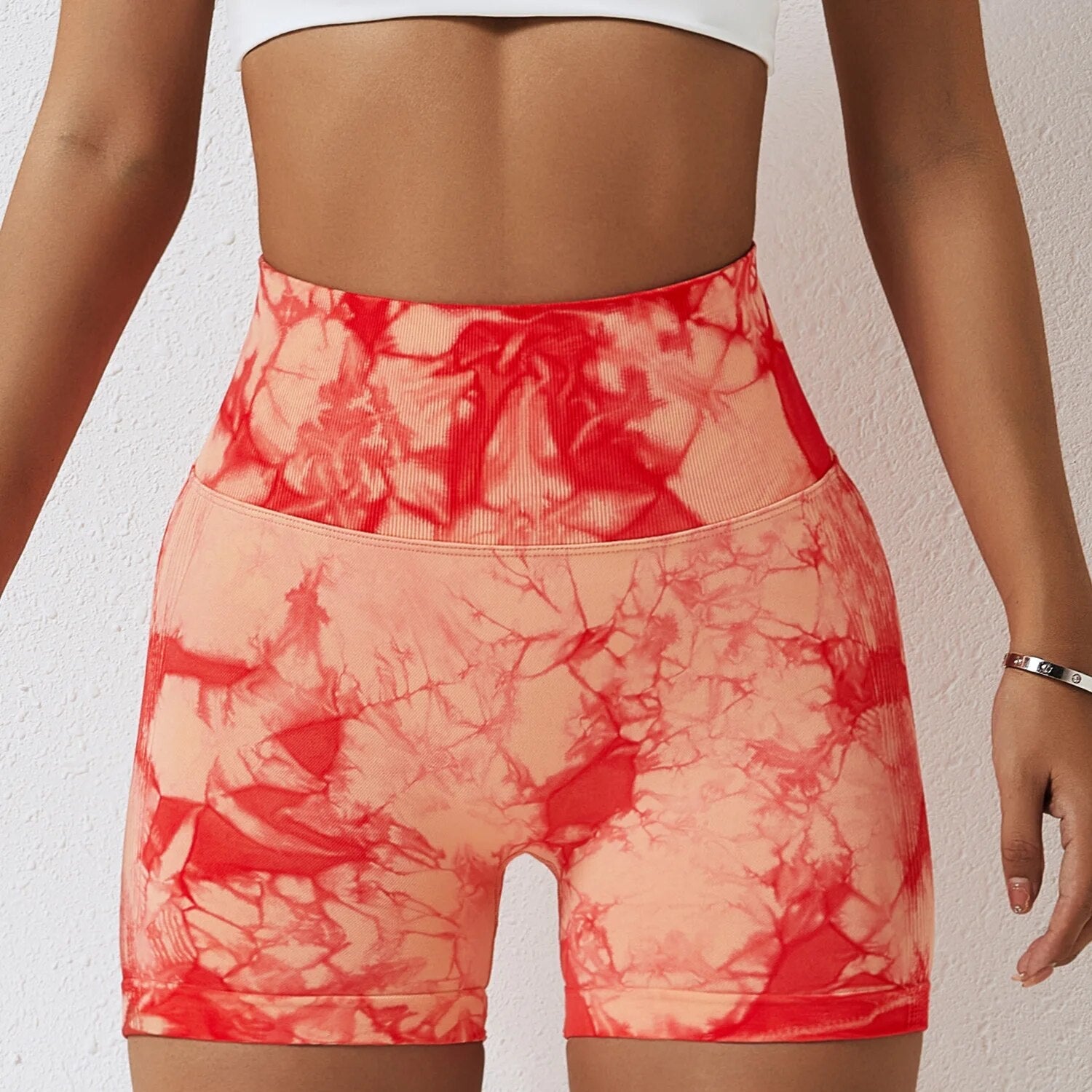 Short Legging Sem Costura - Tie Dye