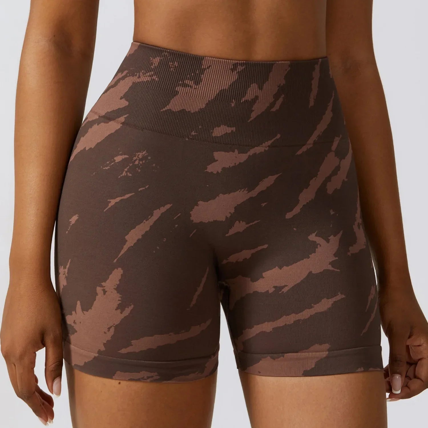 Short Legging Sem Costura - Zebra