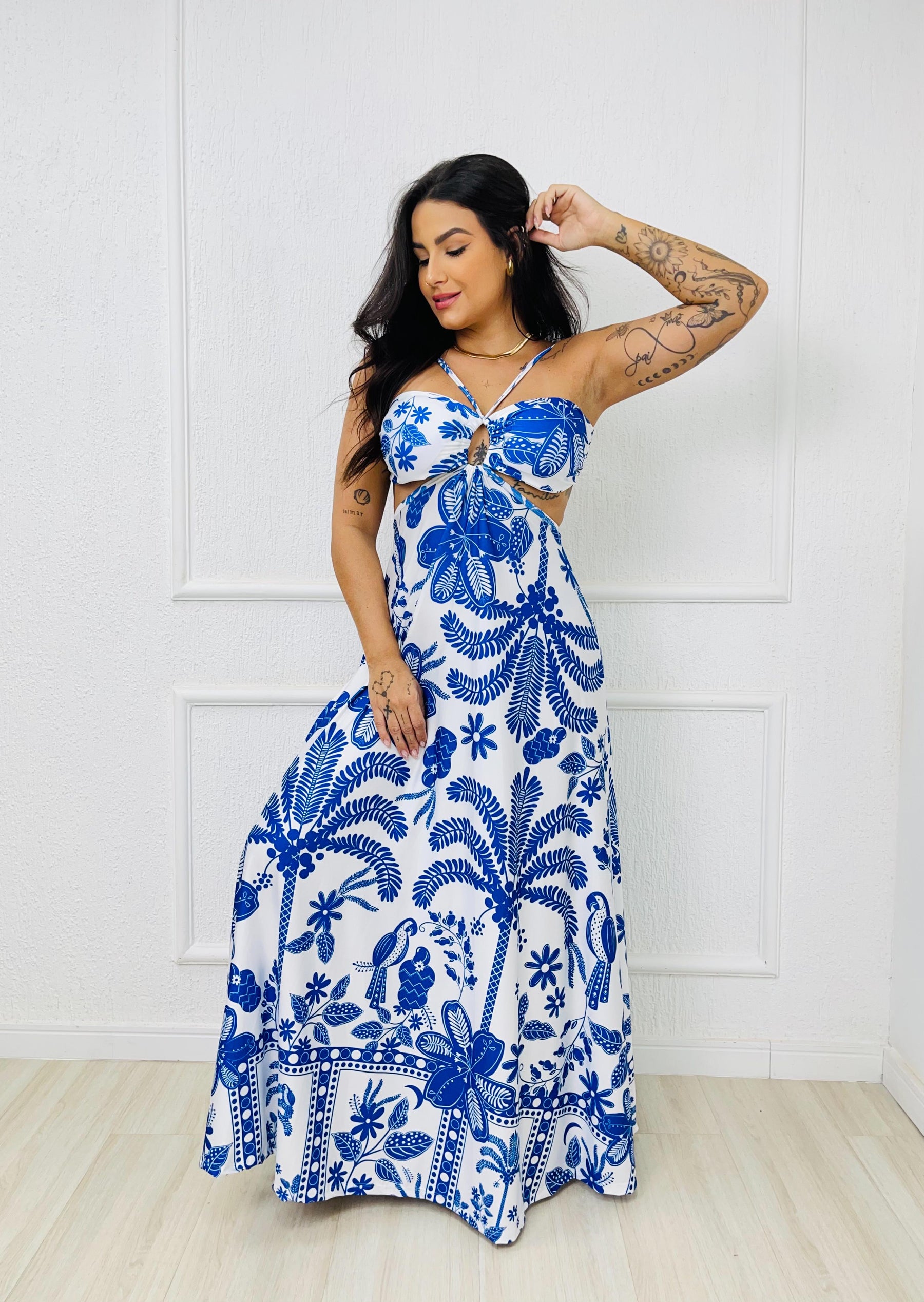 Vestido Longo Isabela Grécia - Musa Brasil