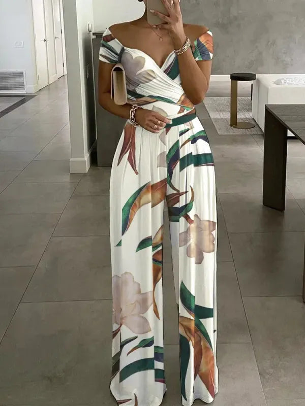 Macacão Floral Feminino Y2K Tomara-que-Caia