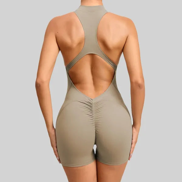 Macacão Esportivo Feminino Curto – Yoga e Treino