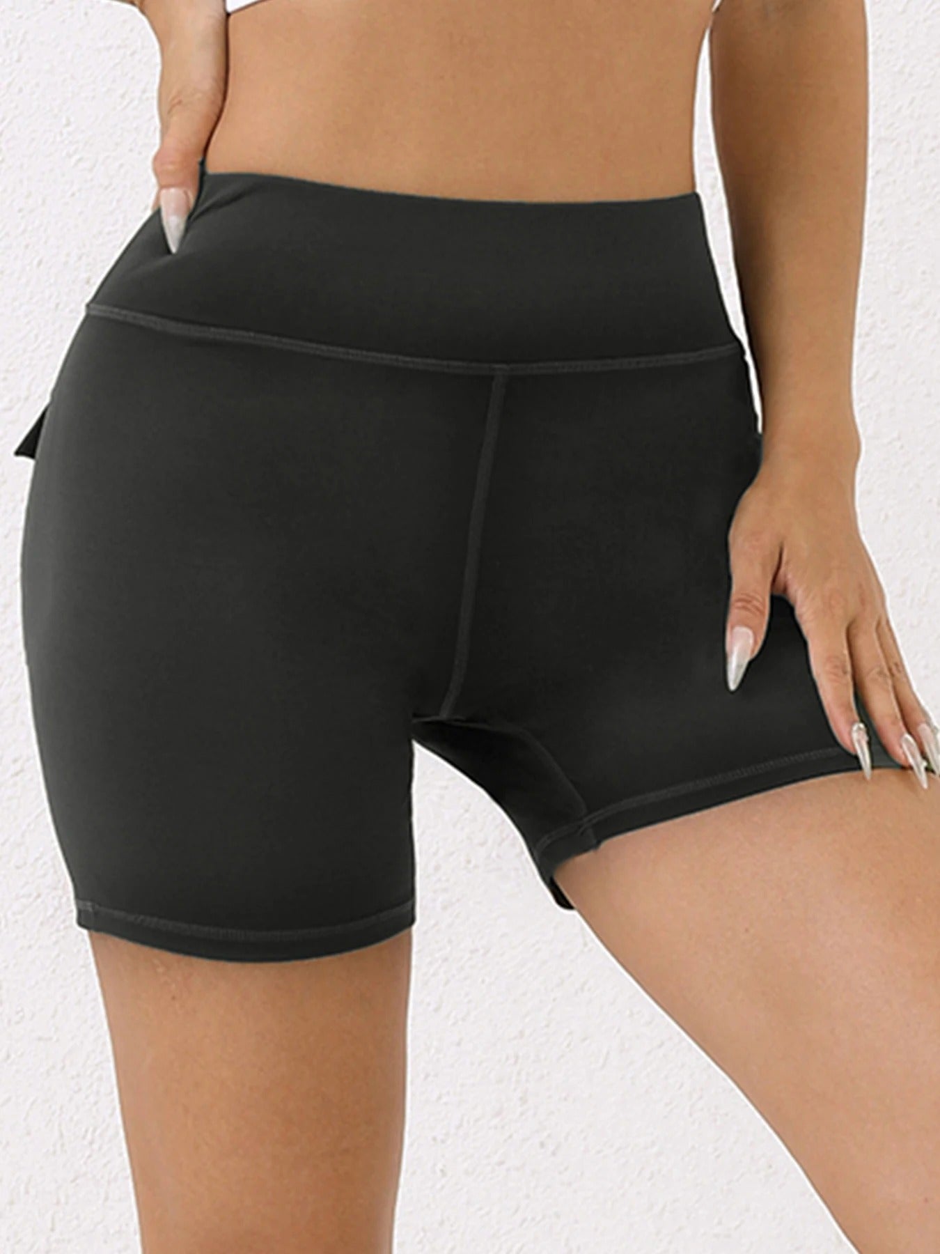 Short Legging Sem Costura - Com Bolso