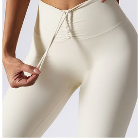 Calça Legging Soft com Cordinha - Sem Costura