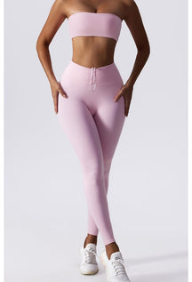 Calça Legging Soft com Cordinha - Sem Costura