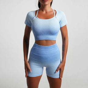 Conjunto Academia Sem Costura - Gradient