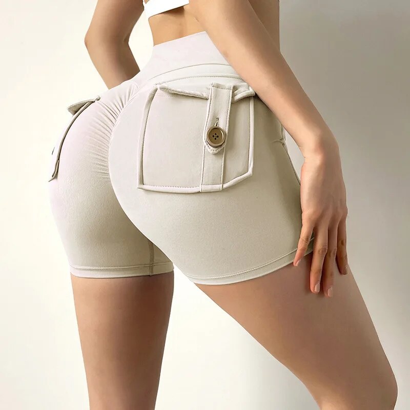 Short Legging Sem Costura - Com Bolso