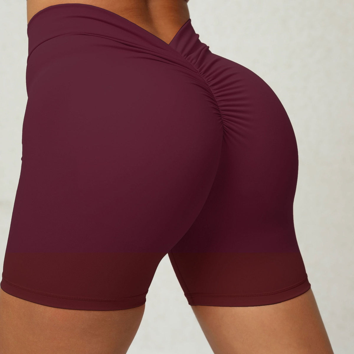 Short Legging Sem Costura com Cintura V