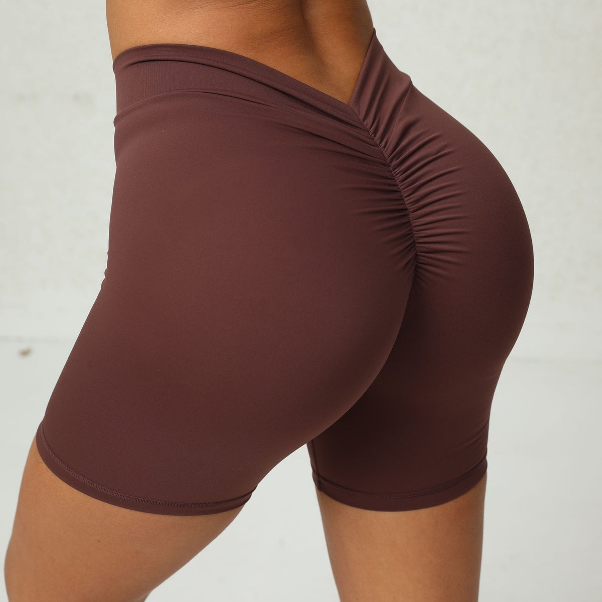 Short Legging Sem Costura com Cintura V
