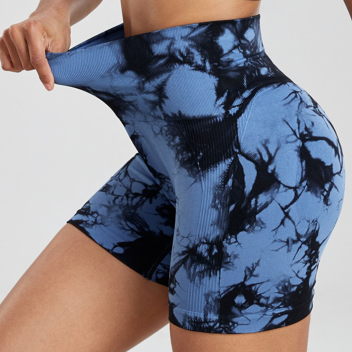 Short Legging Sem Costura - Tie Dye
