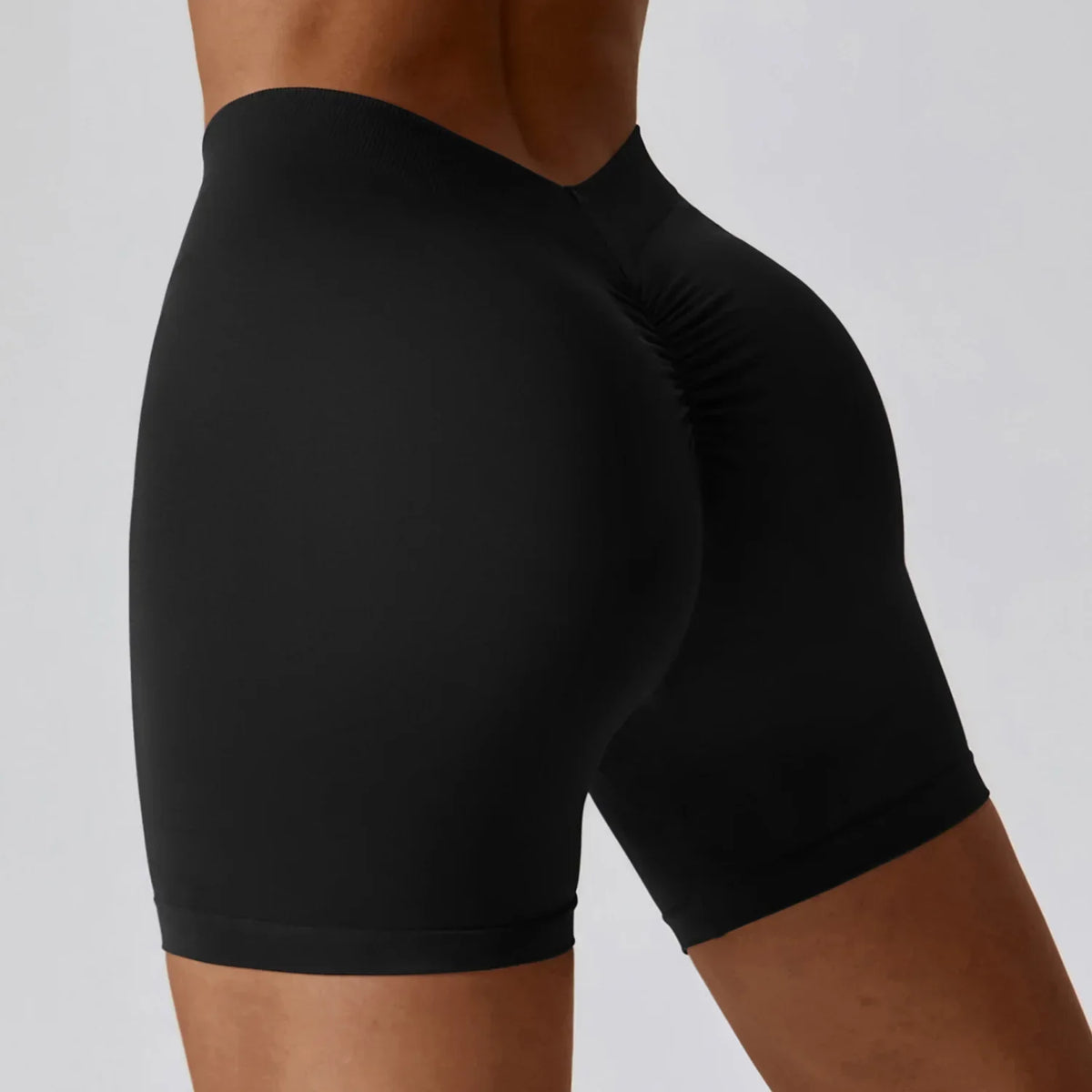 Short Legging Sem Costura com Cintura V