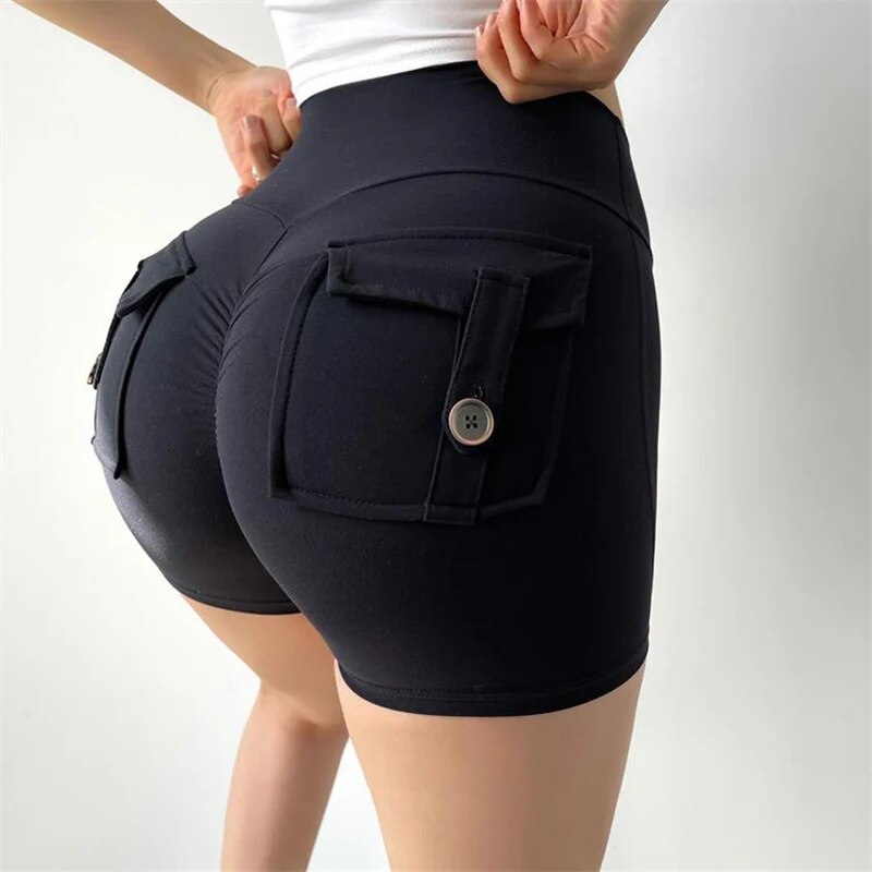 Short Legging Sem Costura - Com Bolso