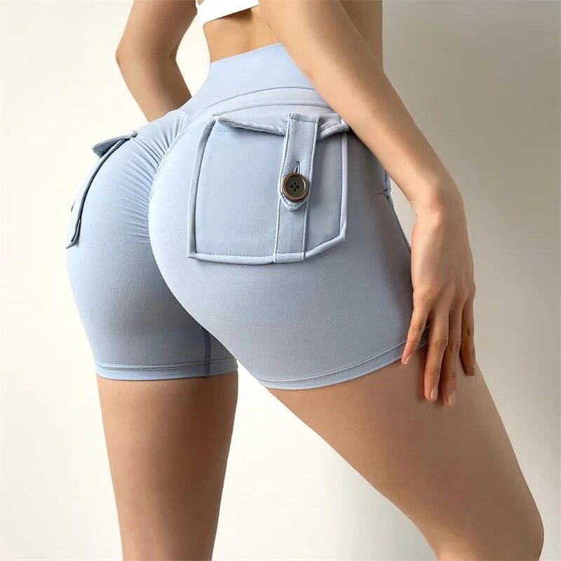 Short Legging Sem Costura - Com Bolso