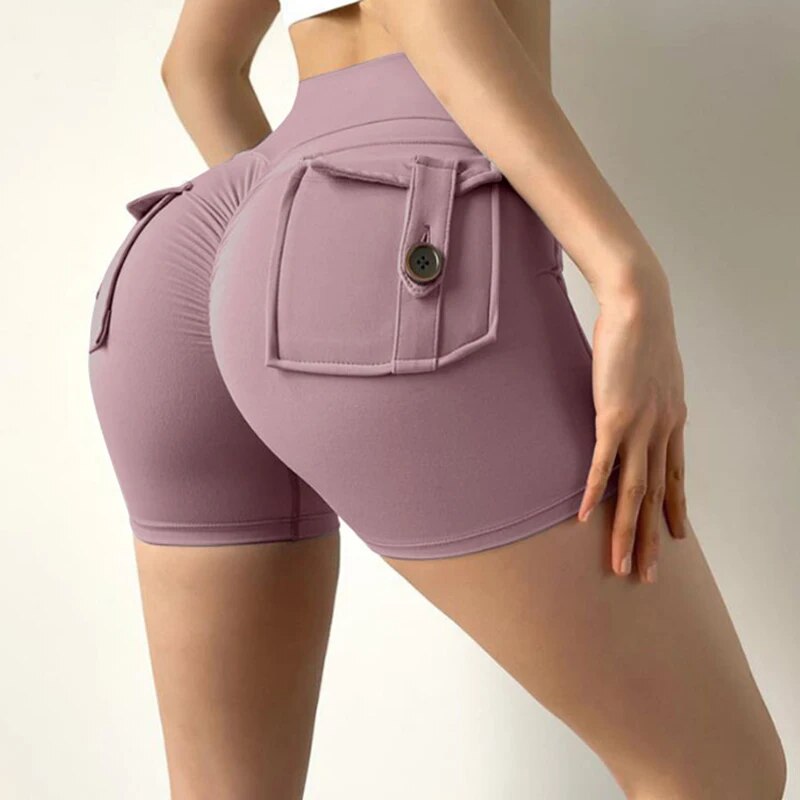 Short Legging Sem Costura - Com Bolso