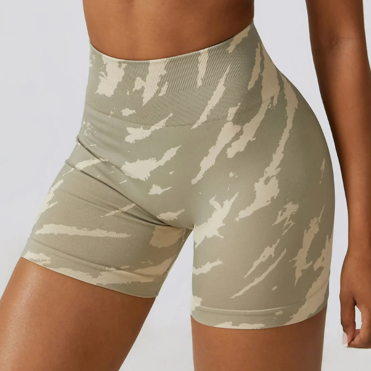 Short Legging Sem Costura - Zebra