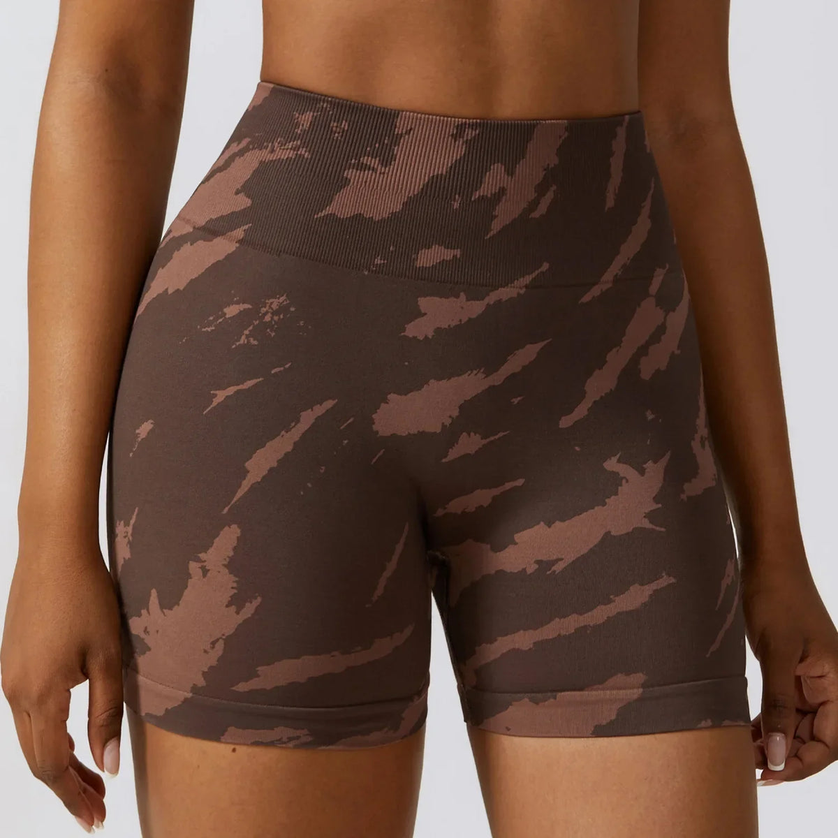 Short Legging Sem Costura - Zebra