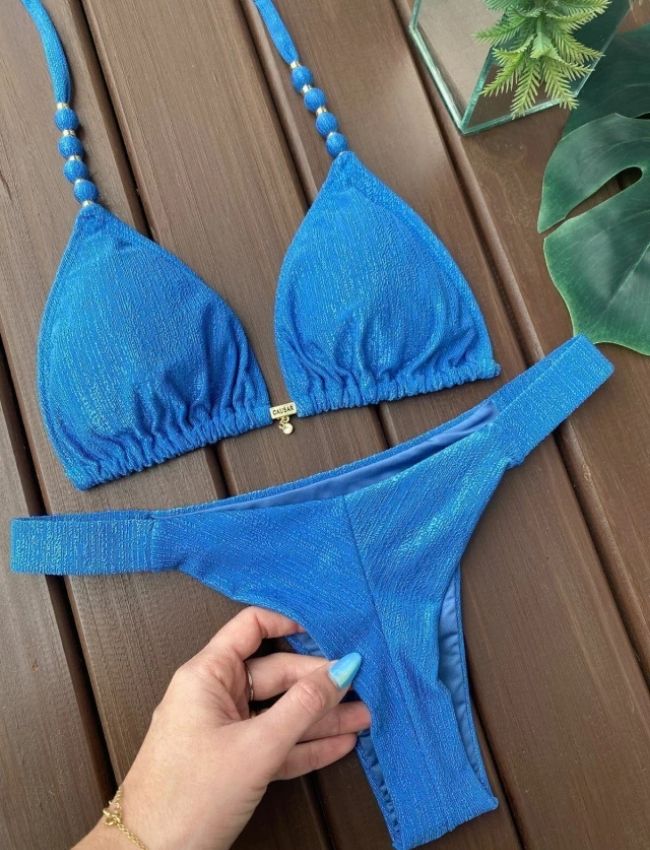 Biquíni Fita Bali - Azul Náutico