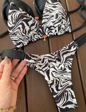 Biquíni Fita Larga - Zebra