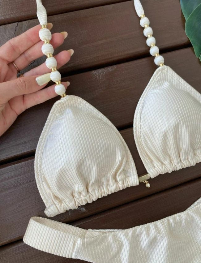 Biquíni Fita Bali - Off White