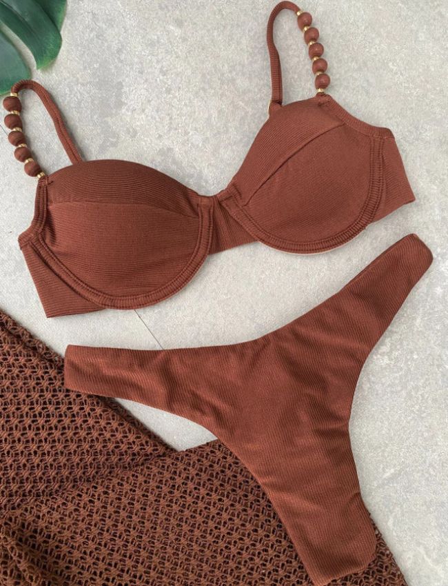 Biquíni Meia Taça Bali - Marrom