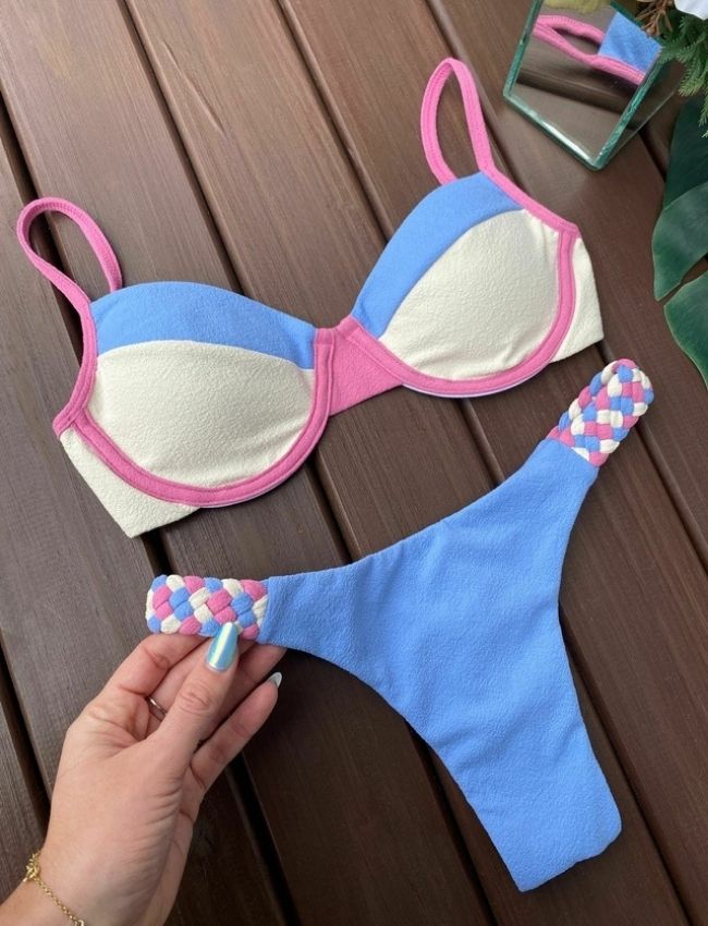 Biquíni Meia Taça - Candy Color