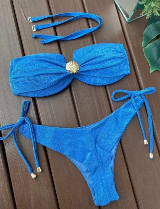 Biquíni Tomara que Caia Bali - Azul Náutico