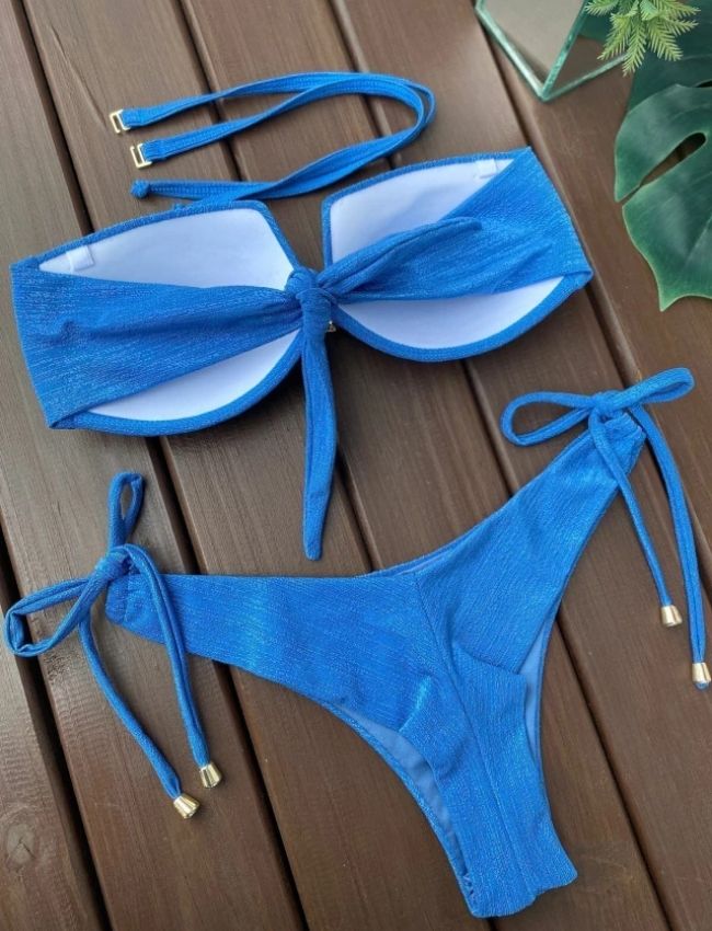 Biquíni Tomara que Caia Bali - Azul Náutico