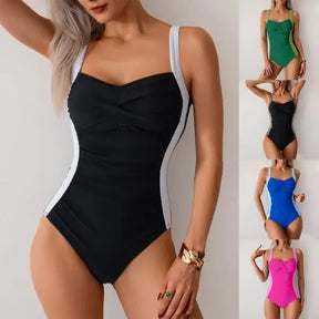 Maiô Feminino Push Up com Franzido — Moda Praia