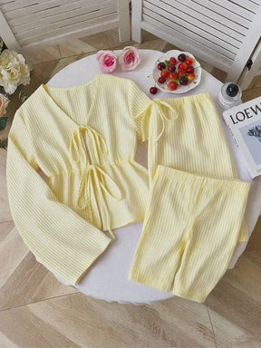 Conjunto Feminino Regata Listrada + Calça Pantalona