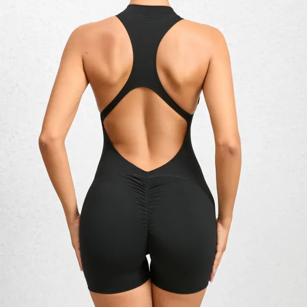 Macacão Esportivo Feminino Curto – Yoga e Treino
