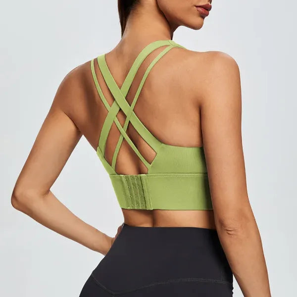 Top Esportivo Feminino Push Up Yoga | Musa Brasil