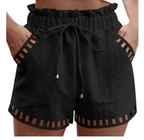 Shorts Feminino Algodão e Linho Branco | Musa Brasil