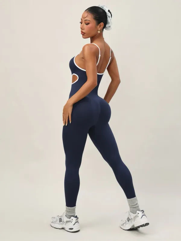 Macacão Fitness Feminino Sem Costura – Controle de Barriga