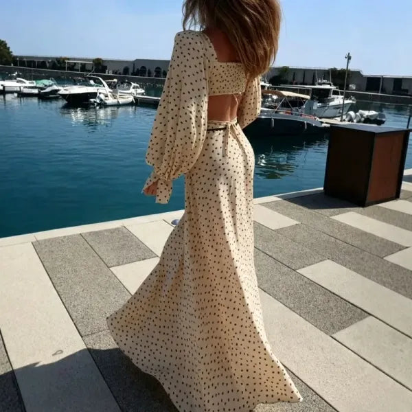 Conjunto Feminino Vestido Regata Poás + Saia Godê + Blusa