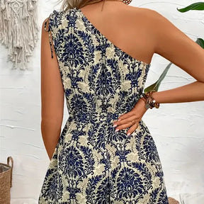 Macacão Feminino Estampa Floral | Decote V Resort Chic