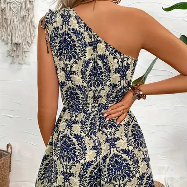 Macacão Feminino Estampa Floral | Decote V Resort Chic