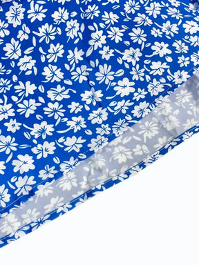 Vestido Cami Floral Costas Nuas — Elegância Resort
