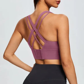 Top Esportivo Feminino Push Up Yoga | Musa Brasil