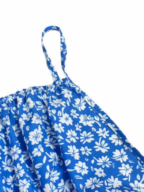 Vestido Cami Floral Costas Nuas — Elegância Resort