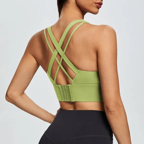 Top Esportivo Feminino Push Up Yoga | Musa Brasil