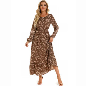 Vestido Longo Chiffon Floral Boho | Musa Brasil