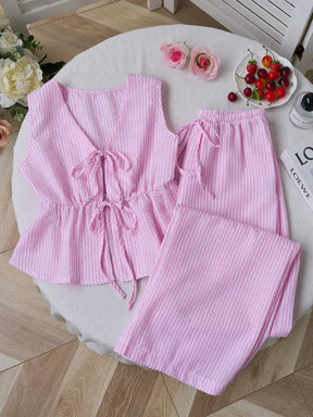 Conjunto Feminino Regata Listrada + Calça Pantalona
