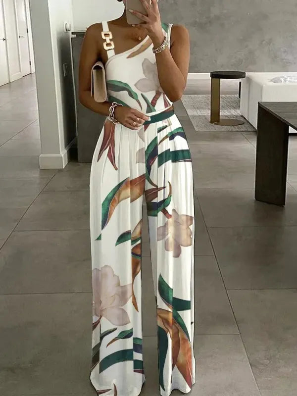 Macacão Floral Feminino Y2K Tomara-que-Caia