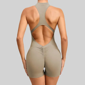Macacão Esportivo Feminino Curto – Yoga e Treino