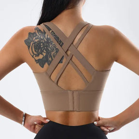 Top Esportivo Feminino Push Up Yoga | Musa Brasil [v:18syasb]